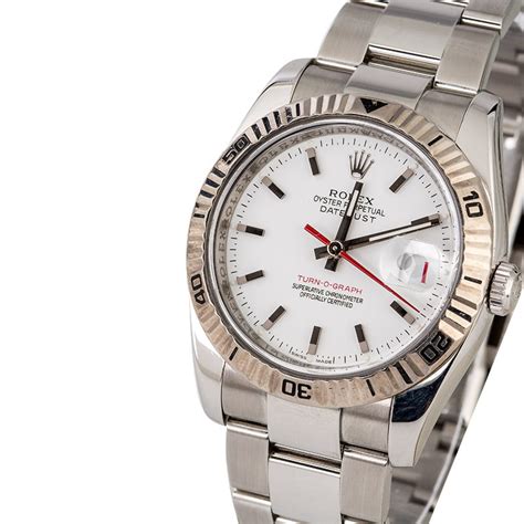 rolex turn o graph for sale|rolex 36mm datejust 116264.